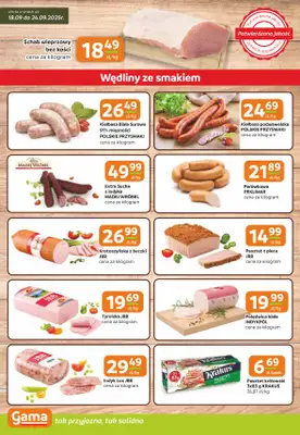 Gama - gazetka promocyjna Gazetka od czwartku 18.09 do wtorku 30.09 - strona 2