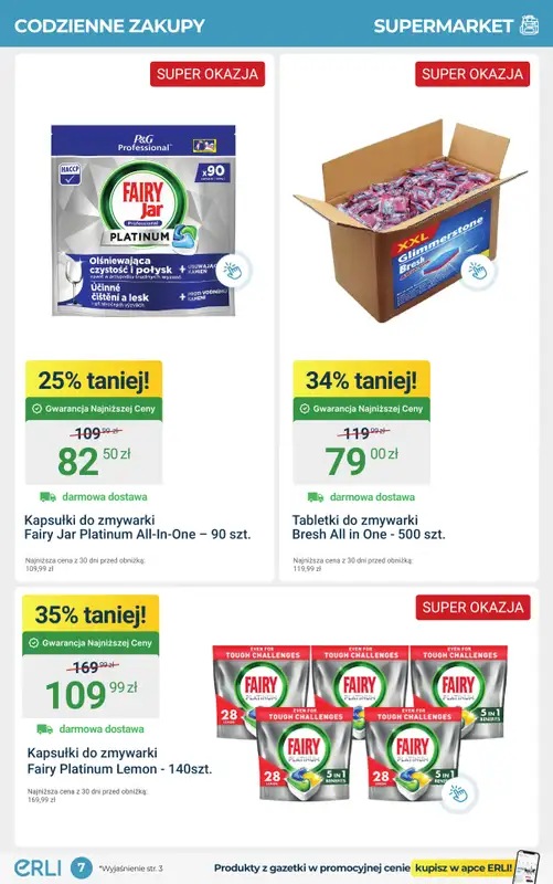 Erli - gazetka promocyjna Małe AGD i codzienne zakupy do domu taniej! od piątku 19.09 do niedzieli 28.09 - strona 7