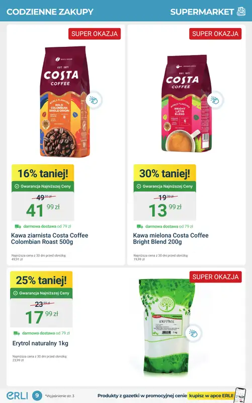 Erli - gazetka promocyjna Małe AGD i codzienne zakupy do domu taniej! od piątku 19.09 do niedzieli 28.09 - strona 9