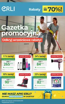 Erli - gazetka promocyjna Małe AGD i codzienne zakupy do domu taniej! od piątku 19.09 do niedzieli 28.09 Erli - gazetka promocyjna Małe AGD i codzienne zakupy do domu taniej! od piątku 19.09 do niedzieli 28.09