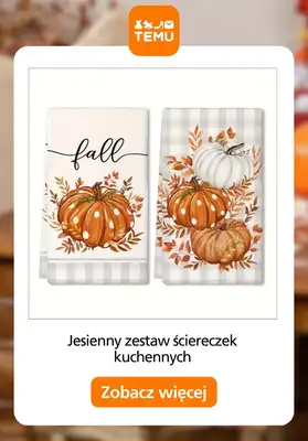 Temu - gazetka promocyjna Jesienne dekoracje od środy 17.09 do poniedziałku 29.09 - strona 9