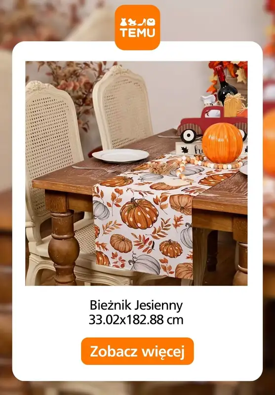 Temu - gazetka promocyjna Jesienne dekoracje od środy 17.09 do poniedziałku 29.09 - strona 3