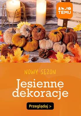 Temu - gazetka promocyjna Jesienne dekoracje od środy 17.09 do poniedziałku 29.09