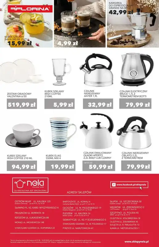 Nela - gazetka promocyjna Gazetka od środy 17.09 do środy 08.10 - strona 4