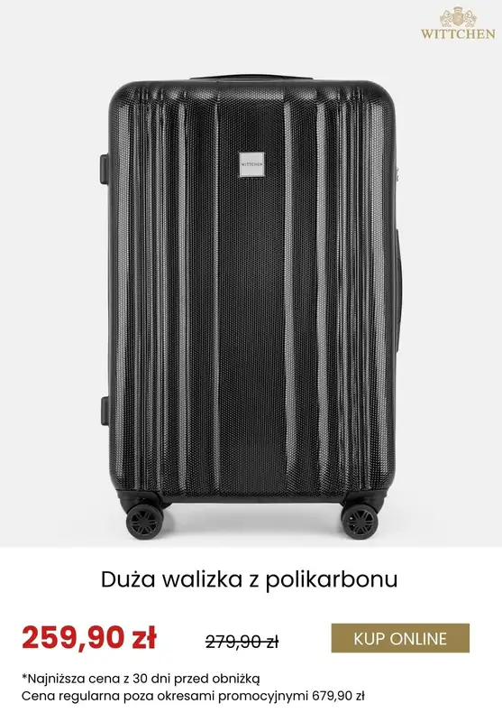 Wittchen - gazetka promocyjna Dodatkowe rabaty na walizki i kosmetyczki! od środy 17.09  - strona 2