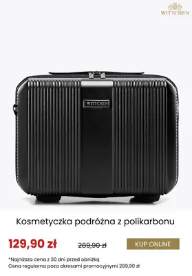 Wittchen - gazetka promocyjna Dodatkowe rabaty na walizki i kosmetyczki! od środy 17.09  - strona 7 Wittchen - gazetka promocyjna Dodatkowe rabaty na walizki i kosmetyczki! od środy 17.09  - strona 7