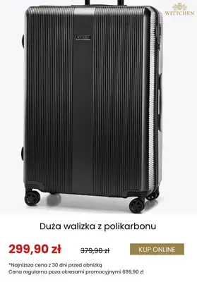 Wittchen - gazetka promocyjna Dodatkowe rabaty na walizki i kosmetyczki! od środy 17.09  - strona 6 Wittchen - gazetka promocyjna Dodatkowe rabaty na walizki i kosmetyczki! od środy 17.09  - strona 6