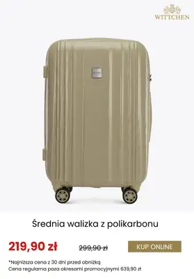 Wittchen - gazetka promocyjna Dodatkowe rabaty na walizki i kosmetyczki! od środy 17.09  - strona 8 Wittchen - gazetka promocyjna Dodatkowe rabaty na walizki i kosmetyczki! od środy 17.09  - strona 8