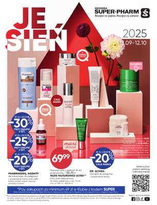 Super-Pharm - gazetka promocyjna Katalog jesień od czwartku 18.09 do niedzieli 12.10