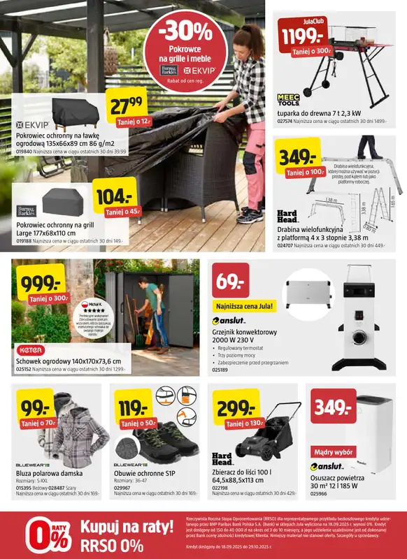 Jula - gazetka promocyjna Gazetka od czwartku 18.09 do środy 01.10 - strona 6