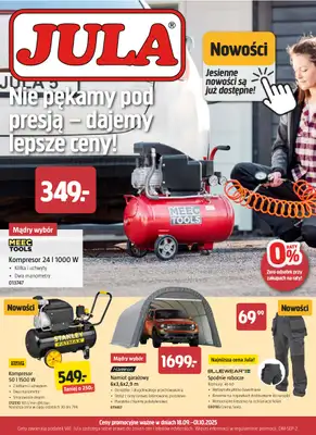 Jula - gazetka promocyjna Gazetka od czwartku 18.09 do środy 01.10 Jula - gazetka promocyjna Gazetka od czwartku 18.09 do środy 01.10