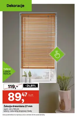 Leroy Merlin - gazetka promocyjna Dekoracje - SUPERCENY! od czwartku 18.09 do wtorku 23.09 - strona 3 Leroy Merlin - gazetka promocyjna Dekoracje - SUPERCENY! od czwartku 18.09 do wtorku 23.09 - strona 3