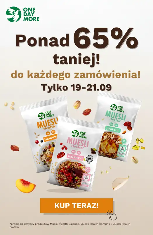 One Day More - gazetka promocyjna Ponad 65% taniej od piątku 19.09 do niedzieli 21.09