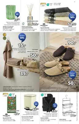 Jysk - gazetka promocyjna Świetna oferta dla domu. Rabat do 60% od środy 24.09 do niedzieli 12.10 - strona 21