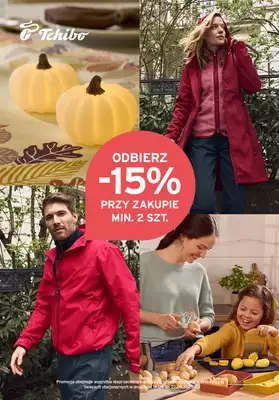 Tchibo - gazetka promocyjna -15% przy zakupie min. 2 szt. w Tchibo od czwartku 18.09 do poniedziałku 22.09 Tchibo - gazetka promocyjna -15% przy zakupie min. 2 szt. w Tchibo od czwartku 18.09 do poniedziałku 22.09