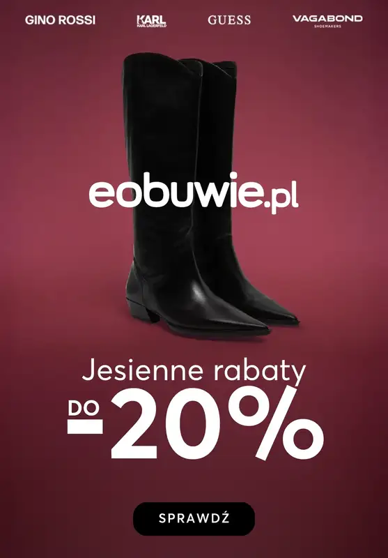 eobuwie.pl - gazetka promocyjna Jesienne rabaty do -20% od czwartku 18.09 do poniedziałku 22.09