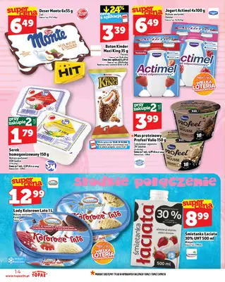 TOPAZ - gazetka promocyjna Gazetka od czwartku 25.09 do środy 01.10 - strona 14