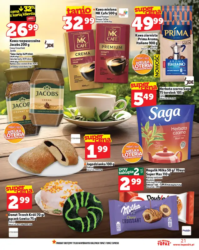 TOPAZ - gazetka promocyjna Gazetka od czwartku 25.09 do środy 01.10 - strona 21