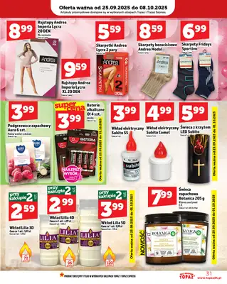 TOPAZ - gazetka promocyjna Gazetka od czwartku 25.09 do środy 01.10 - strona 31