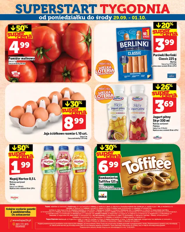 TOPAZ - gazetka promocyjna Gazetka od czwartku 25.09 do środy 01.10 - strona 32