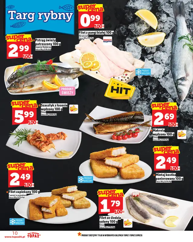 TOPAZ - gazetka promocyjna Gazetka od czwartku 25.09 do środy 01.10 - strona 10
