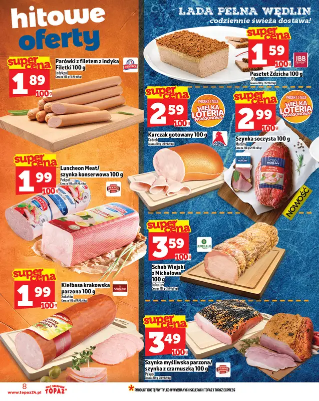 TOPAZ - gazetka promocyjna Gazetka od czwartku 25.09 do środy 01.10 - strona 8
