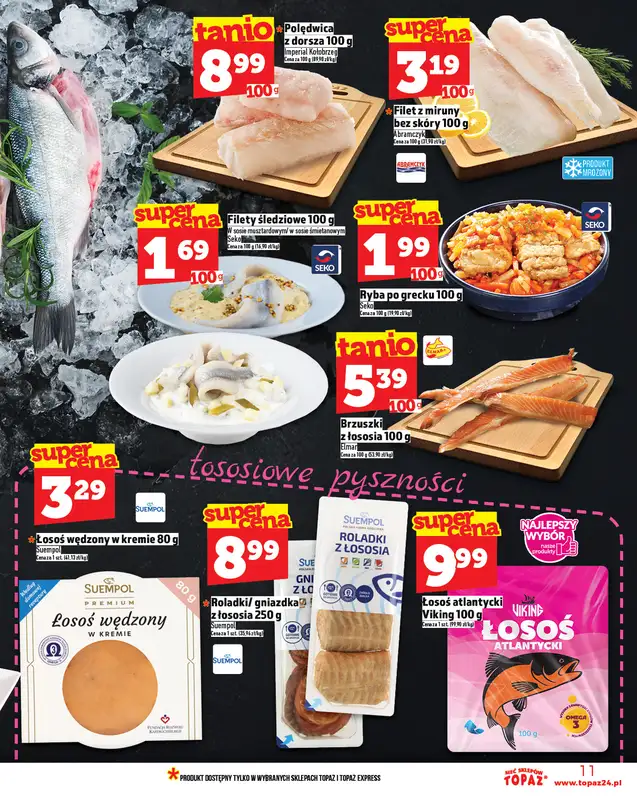 TOPAZ - gazetka promocyjna Gazetka od czwartku 25.09 do środy 01.10 - strona 11