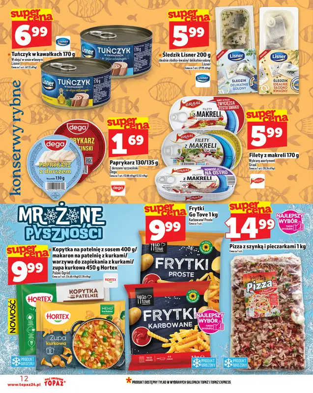 TOPAZ - gazetka promocyjna Gazetka od czwartku 25.09 do środy 01.10 - strona 12