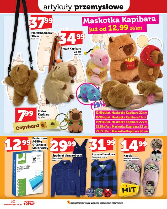 TOPAZ - gazetka promocyjna Gazetka od czwartku 25.09 do środy 01.10 - strona 30