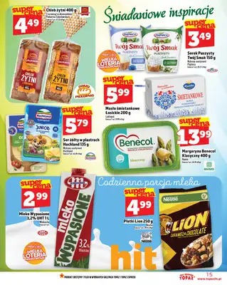 TOPAZ - gazetka promocyjna Gazetka od czwartku 25.09 do środy 01.10 - strona 15