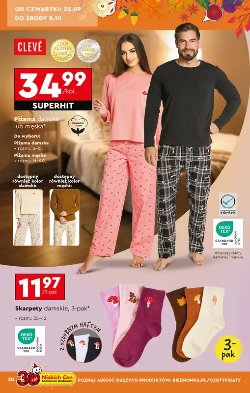 Biedronka - gazetka promocyjna Okazje tygodnia od 20.09 od soboty 20.09 do środy 08.10 - strona 34