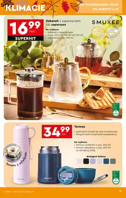 Biedronka - gazetka promocyjna Okazje tygodnia od 20.09 od soboty 20.09 do środy 08.10 - strona 15