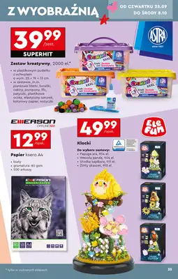 Biedronka - gazetka promocyjna Okazje tygodnia od 20.09 od soboty 20.09 do środy 08.10 - strona 39