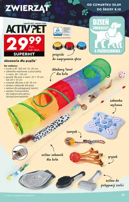 Biedronka - gazetka promocyjna Okazje tygodnia od 20.09 od soboty 20.09 do środy 08.10 - strona 41