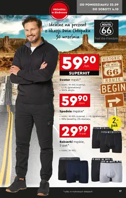 Biedronka - gazetka promocyjna Okazje tygodnia od 20.09 od soboty 20.09 do środy 08.10 - strona 21