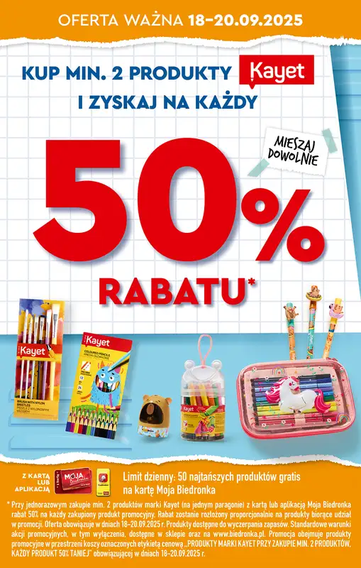 Biedronka - gazetka promocyjna Okazje tygodnia od 20.09 od soboty 20.09 do środy 08.10 - strona 2