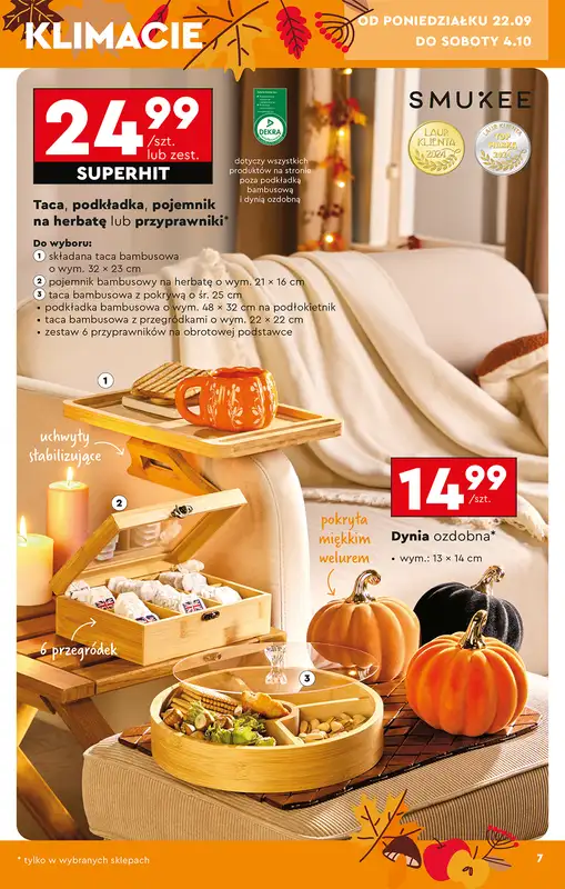 Biedronka - gazetka promocyjna Okazje tygodnia od 20.09 od soboty 20.09 do środy 08.10 - strona 11