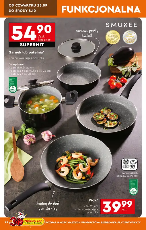 Biedronka - gazetka promocyjna Okazje tygodnia od 20.09 od soboty 20.09 do środy 08.10 - strona 26