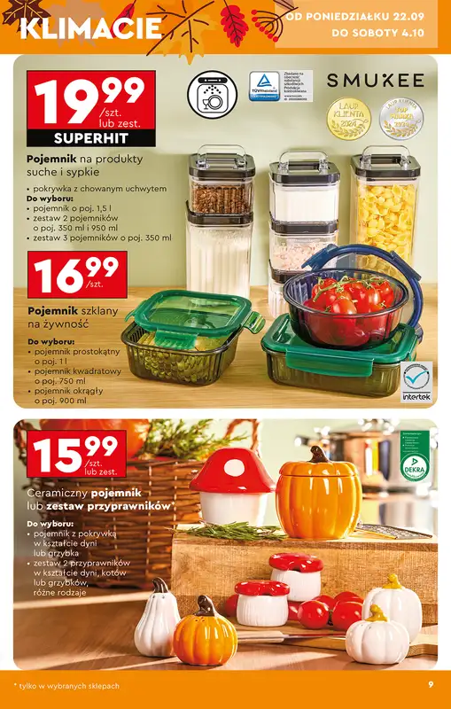 Biedronka - gazetka promocyjna Okazje tygodnia od 20.09 od soboty 20.09 do środy 08.10 - strona 13