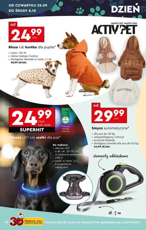 Biedronka - gazetka promocyjna Okazje tygodnia od 20.09 od soboty 20.09 do środy 08.10 - strona 40