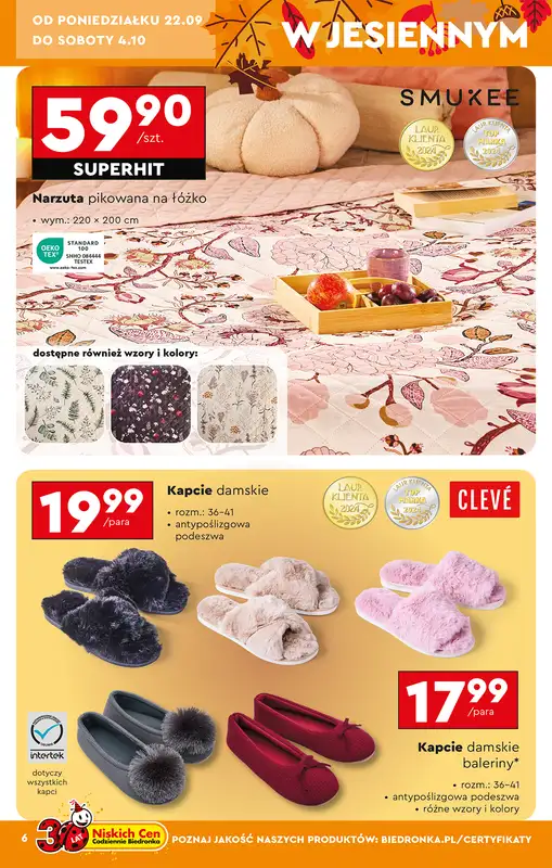 Biedronka - gazetka promocyjna Okazje tygodnia od 20.09 od soboty 20.09 do środy 08.10 - strona 10