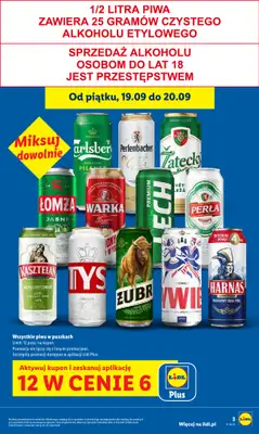 Lidl - gazetka promocyjna Tania sobota w Lidlu! od soboty 20.09 do soboty 20.09 - strona 5