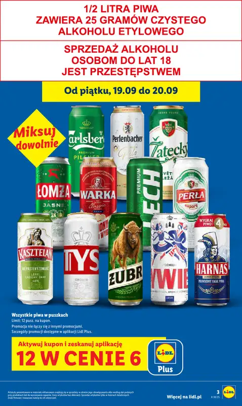 Lidl - gazetka promocyjna Tania sobota w Lidlu! od soboty 20.09 do soboty 20.09 - strona 5