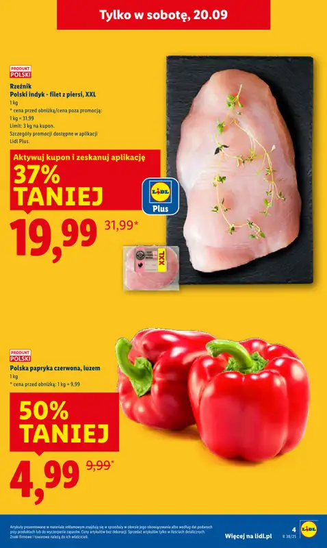 Lidl - gazetka promocyjna Tania sobota w Lidlu! od soboty 20.09 do soboty 20.09 - strona 3