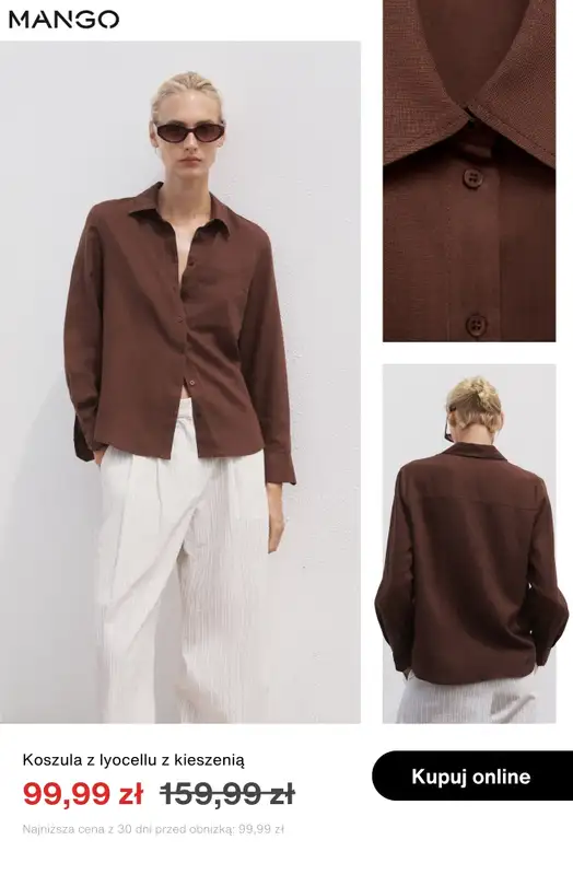 Mango - gazetka promocyjna Promocje na odzież damską od piątku 19.09  - strona 10