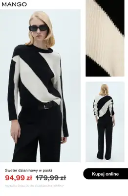 Mango - gazetka promocyjna Promocje na odzież damską od piątku 19.09  - strona 2