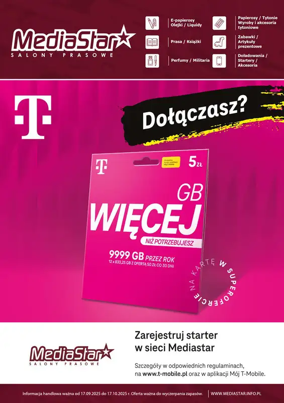 Media Star - gazetka promocyjna Gazetka od soboty 20.09 do piątku 17.10 - strona 3