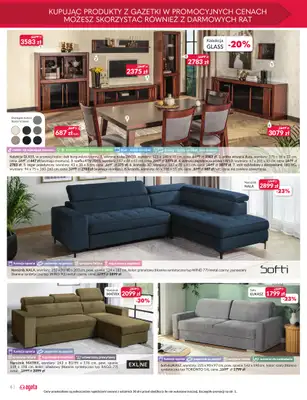 Salony Agata - gazetka promocyjna Gazetka od środy 24.09 do soboty 11.10 - strona 6