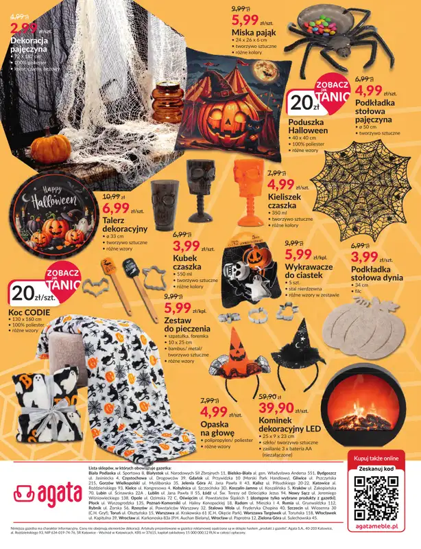 Salony Agata - gazetka promocyjna Gazetka od środy 24.09 do soboty 11.10 - strona 20