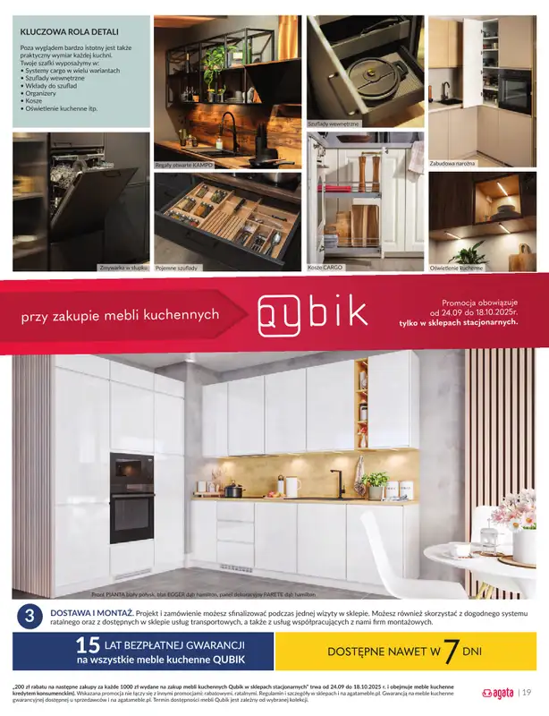 Salony Agata - gazetka promocyjna Gazetka od środy 24.09 do soboty 11.10 - strona 19